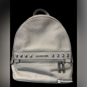 Michael Kors grey backpack
